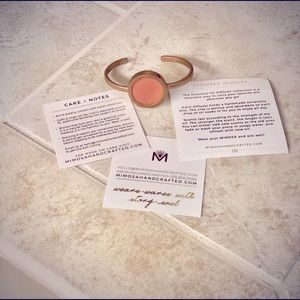 New MIMOSA Essential Oil Diffuser Cuff Bracelet